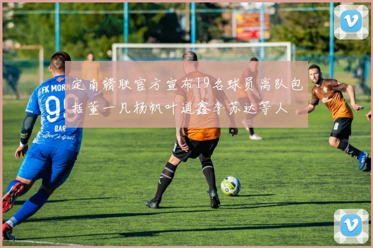 定南赣联官方宣布19名球员离队包括董一凡杨帆叶道鑫李苏达等人